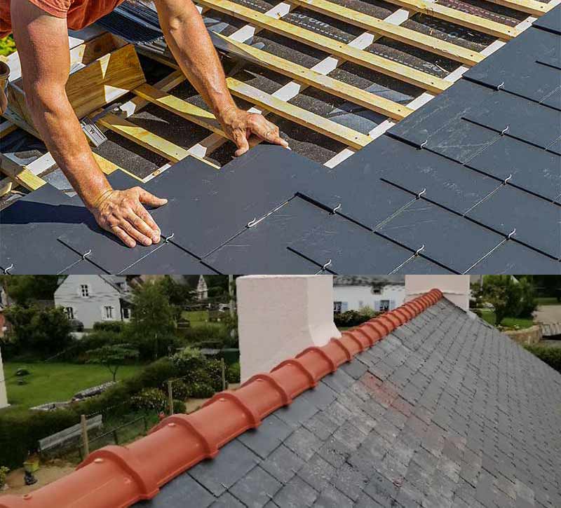 Réfection de toiture ardoise à Lorient par NCJ Habitat