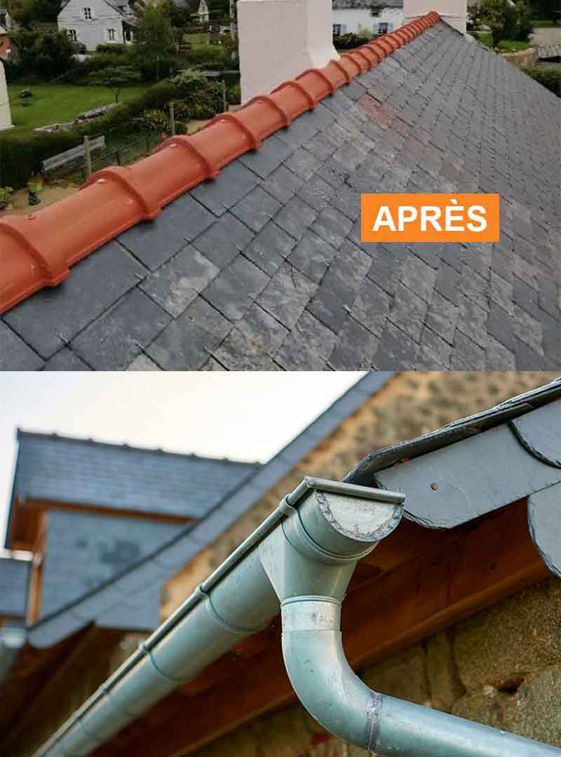 Toiture neuve réalisée à Lorient