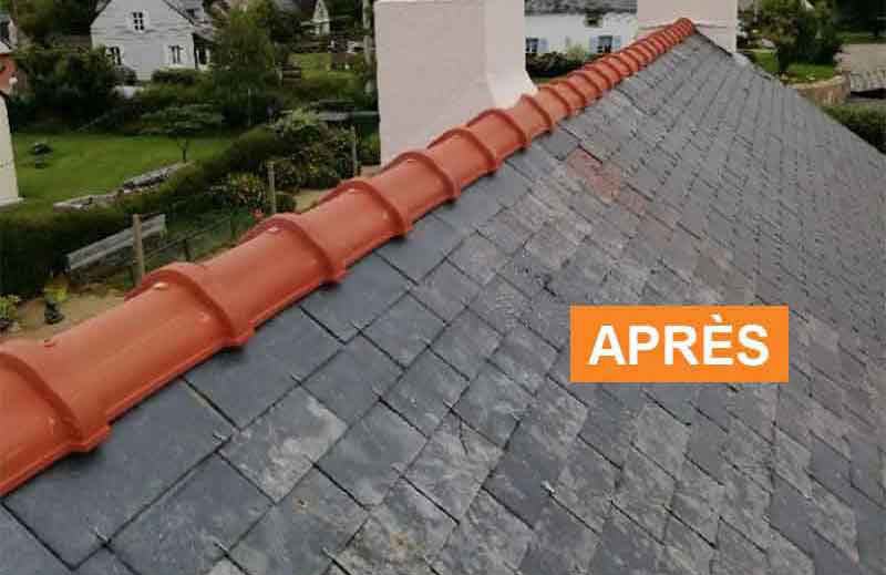 Travaux de toiture et façade  - NCJ Habitat : Fabien NICOLAS couvreur à Lorient (56) : Nettoyage basse pression et le démoussage par pulvérisation de toiture biodégradable et la peinture hydrofuge toiture.  Travaux de couverture, réparation de toiture et de zinguerie :  gouttière, bande de rive, solin.  Ravalement peinture façade : Nettoyage et démoussage, peinture et imperméabilisation hydrofuge façade. Nettoyage des extérieurs : Nettoyage basse pression de vos pavés, dallages, murets, terrasse … Couvreur dans le Morbihan (56) et le Finistère (29)